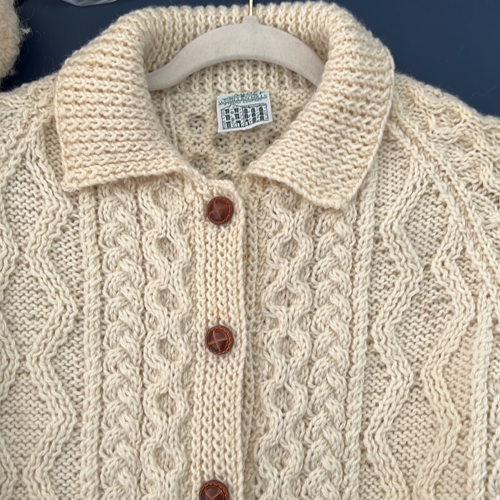 Blarney Wooden Mills Chunky Cardigan - Picture 6 of 8